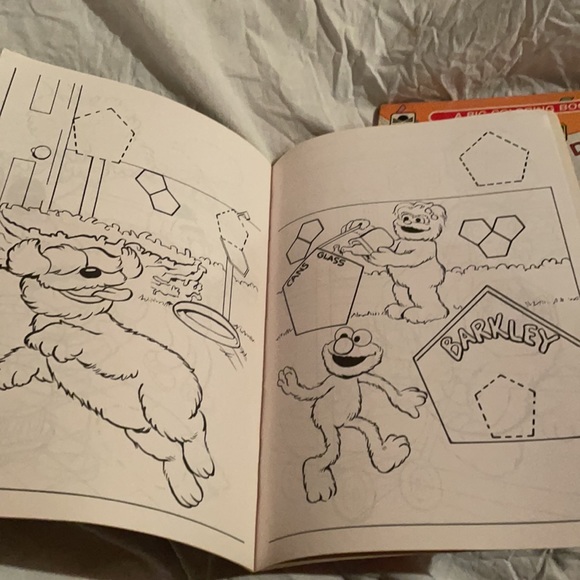 Sesame Street | Toys | Vintage Sesame Street Coloring Books W Magnets ...
